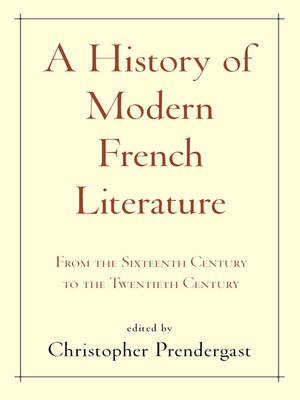 cover image of A History of Modern French Literature